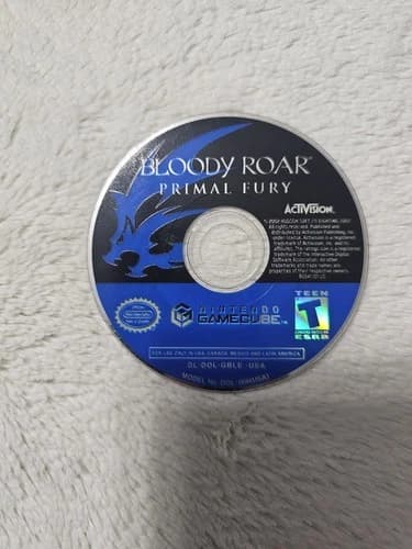 Bloody Roar Primal Fury Disc Only Nintendo GameCube Tested & Working