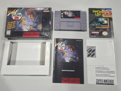 Street Fighter Alpha 2 SNES CIB TESTED