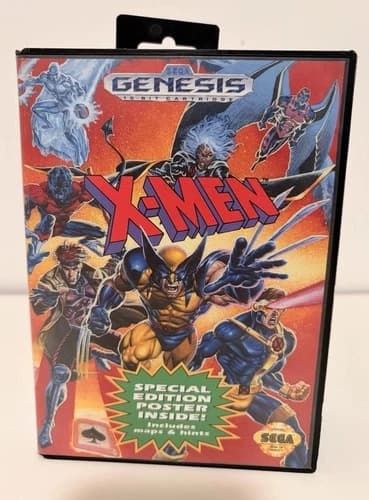 X-Men Sega Genesis 1993 Authentic Tested Working