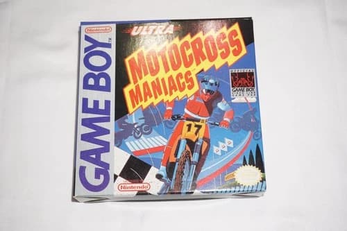 Motocross Maniacs (Nintendo Game Boy Gameboy) Complete in Box CIB