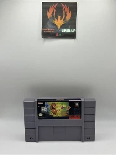 Timon and Pumbaa Jungle Games Super Nintendo SNES Authentic Cart Only Tested!