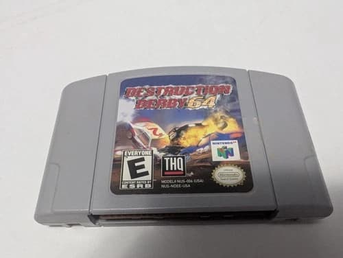 Destruction Derby 64 Nintendo 64 N64 Authentic Tested