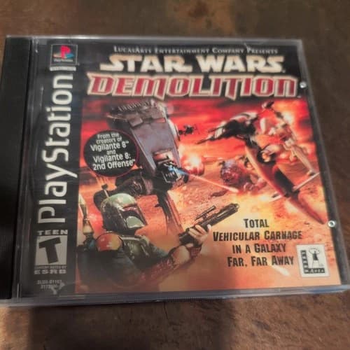 Star Wars: Demolition Playstation1 PS1 Complete Tested and Working