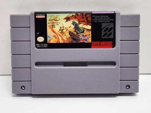 Ys III: Wanderers From Ys Super Nintendo SNES Authentic Tested Saves