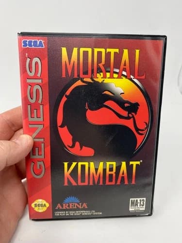 Mortal Kombat 1 (Sega Genesis) With User MANUAL Complete CIB Very Nice