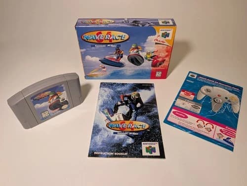 Wave Race 64 - Nintendo 64 N64 - CIB - Authentic, Tested, Working