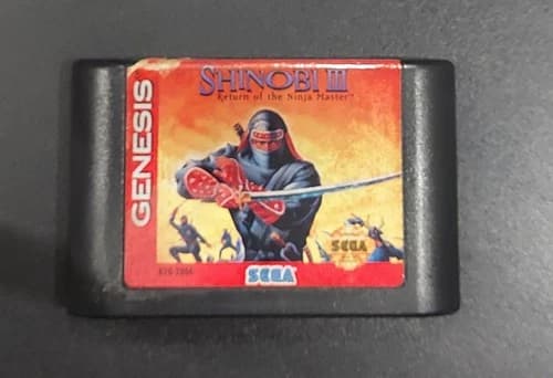 Shinobi III 3 Return Of The Ninja Master Sega Genesis Authentic and Tested Loose