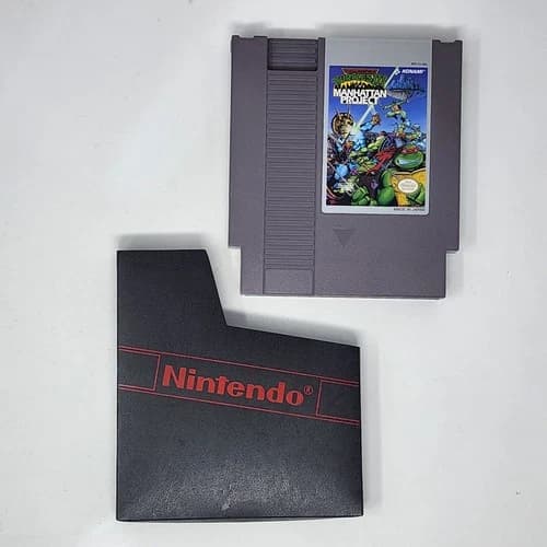 Teenage Muntant Ninja Turtles III The Manhattan Project (Nintendo NES) Authentic