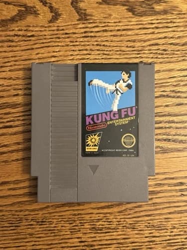 Kung Fu Nintendo NES Authentic, Cleaned, Tested Free Shipping