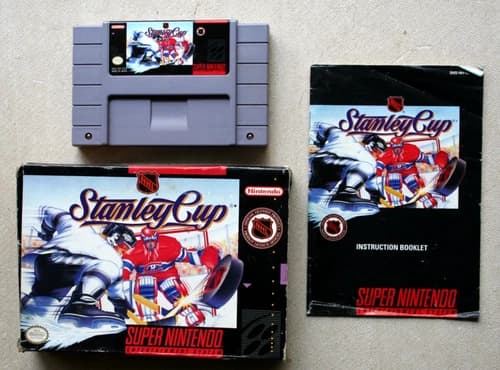 NHL Stanley Cup (Super Nintendo Entertainment System) CIB SNES Complete Tested