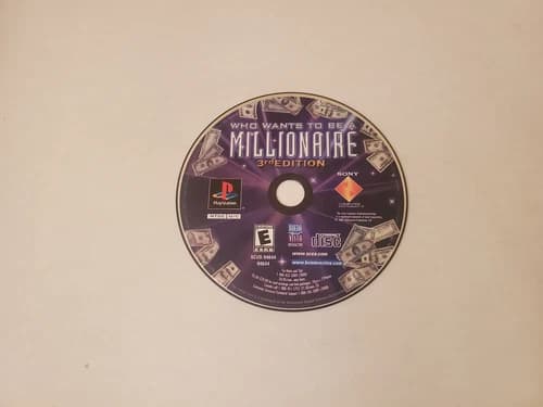 Who Wants To Be A Millionaire 3Rd Edition (Playstation 1 Ps1)