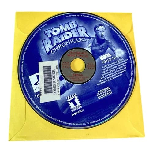 Sony PlayStation 1 PS1 Disc Only Tested Tomb Raider Chronicles CF