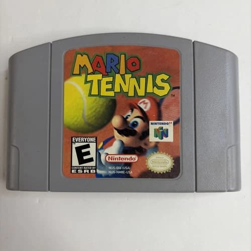 Mario Tennis - Nintendo 64 (N64) Authentic - Tested Works