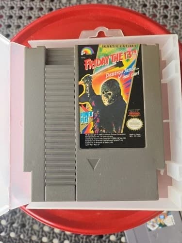 Friday the 13th Nintendo NES 1989 Jason Voorhees Video Game