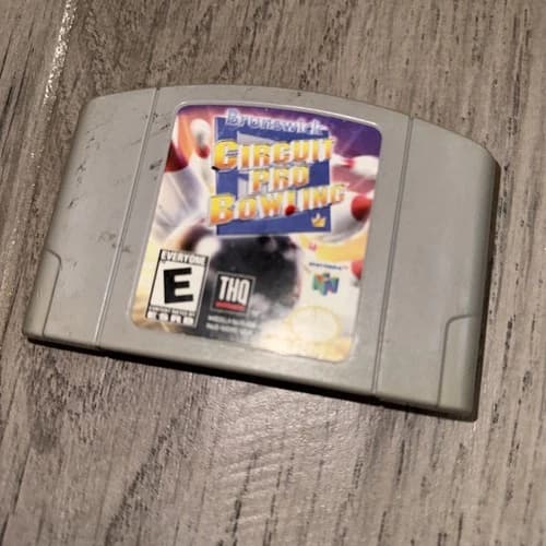 Brunswick Circuit Pro Bowling (Nintendo 64 N64, 1999) Authentic & Tested