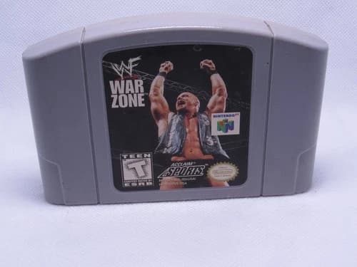 WWF War Zone Nintendo 64 N64 Wrestling Video Game