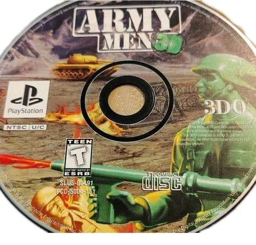 Army Men 3D (Playstation 1 PS1 PSX) Disc Only)