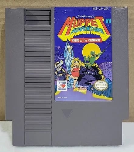 Muppet Adventure: Chaos At The Carnival (Nintendo NES, 1990) - Cart Only