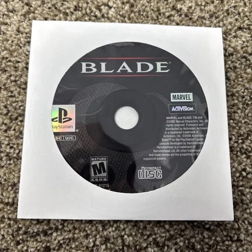 Blade (Sony PlayStation 1, PS1, 2000) Game Disc Only - Tested