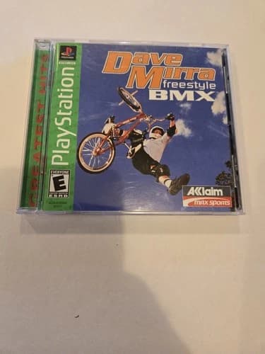 Dave Mirra Freestyle BMX Sony PlayStation 1 PS1 Video Game