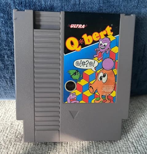 Qbert (Nintendo Entertainment System, 1989) Tested and Working!