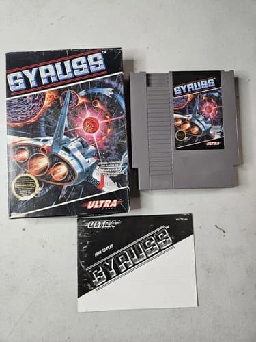 Gyruss Nintendo Entertainment System NES Cib Complete Tested