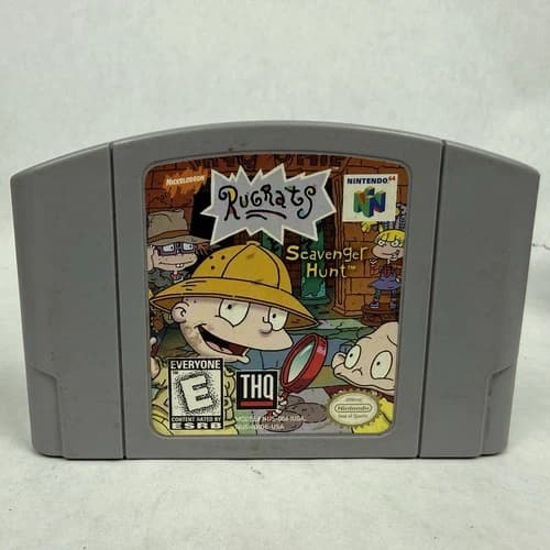 Rugrats Scavenger Hunt (Nintendo 64) N64 Tested