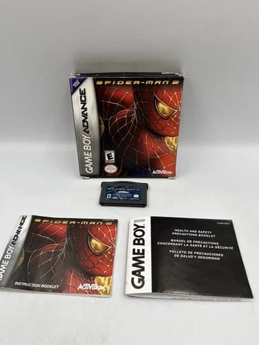Spider-Man 2 GBA Game Boy Advance Complete CIB Good Condition! NICE!