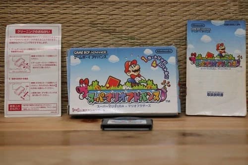 Super Mario Advance 1 w/box manual Nintendo Gameboy Advance GBA VG-!