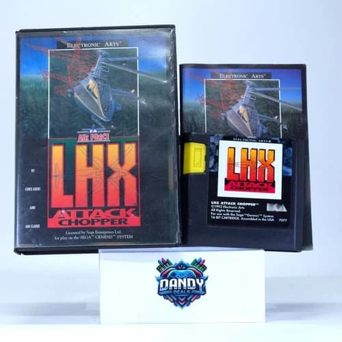 LHX Attack Chopper CIB W/ Manual - Sega Genesis