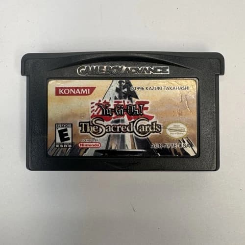 Nintendo Game Boy Advance Yu-Gi-Oh The Sacred Cards Authentic Game GBA Tested
