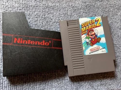 Super Mario Bros 2 Nintendo NES Game Cartridge Tested