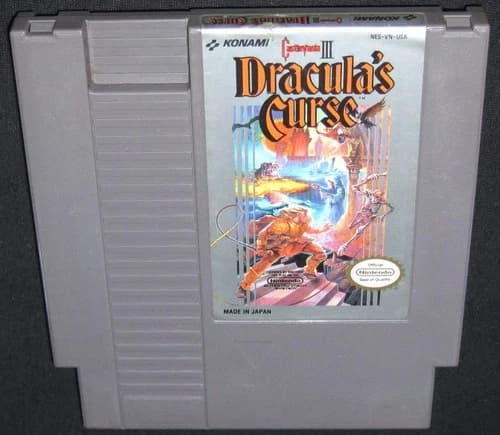 Castlevania III: Dracula's Curse (Nintendo NES, 1990) Authentic