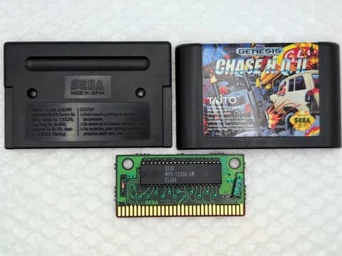 Chase H.Q. II (Sega Genesis, 1992) Authentic - Clean - Tested - Excellent
