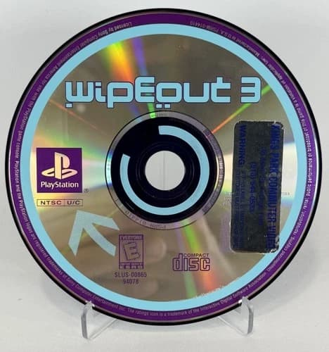 WIPEOUT 3 - SONY PLAYSTATION 1 PS1 - DISC ONLY *TESTED & WORKING*