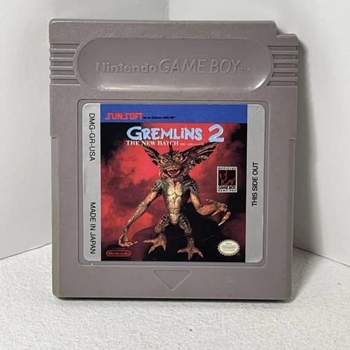 Gremlins 2: The New Batch (Nintendo Game Boy, 1990) Tested - Authentic