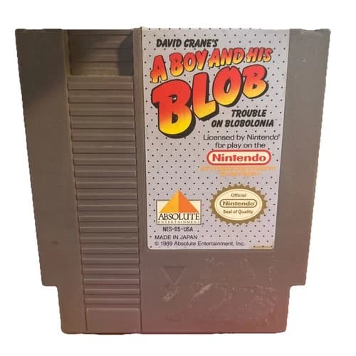 A Boy And His Blob: Trouble On Blobolonia (Nintendo NES, 1990) Authentic