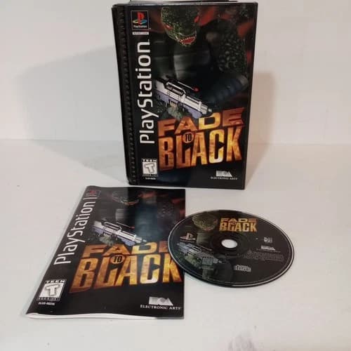 Fade to Black Longbox PS1 PlayStation 1 Complete CIB Tested