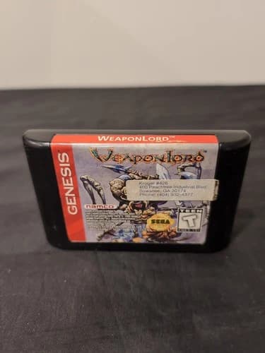 WeaponLord Sega Genesis Cartridge Only