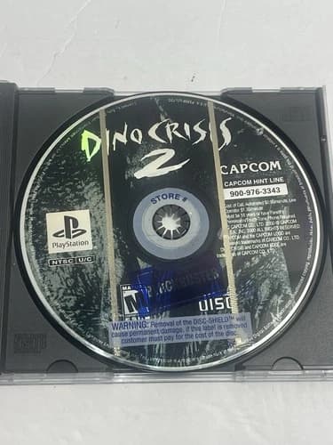 DISC ONLY Dino Crisis 2 (Sony PlayStation 1, 2000) PS1 Tested Working