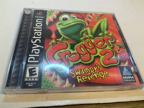 Frogger 2 Swampy's Revenge PS1 PlayStation 1 Complete black label