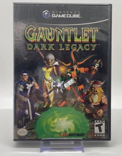 Gauntlet: Dark Legacy (Nintendo GameCube, 2002) Complete With Manual