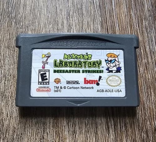 Dexter's Laboratory Deesaster Strikes - Nintendo GBA Cartridge Only - Tested
