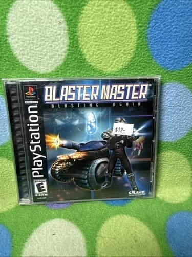 PS1 Blaster Master Blasting Again Playstation 1, 2001 Complete Case Manual Disc