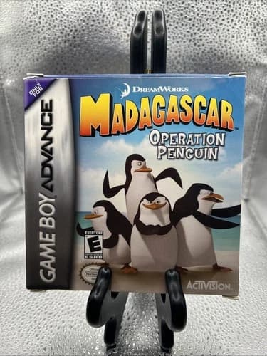 Madagascar: Operation Penguin (Game Boy Advance, 2005) CIB GBA Tested Nice