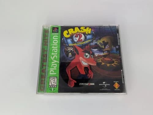 Crash Bandicoot 2 (Sony Playstation, PS1) Complete w/Manual Tested Working