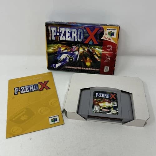 F-Zero X - Nintendo 64 N64 - CIB - Authentic, Tested, Working