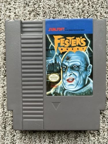Fester's Quest (Nintendo Entertainment System, 1989) NES Tested Works Well