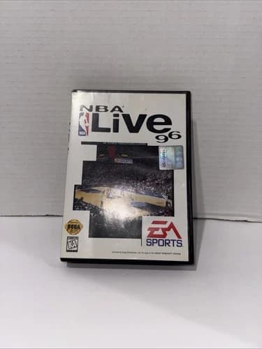 NBA Live 96 (Sega Genesis, 1995) Complete In Box CIB Basketball
