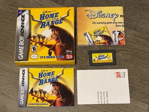 Home on the Range Nintendo Game Boy Advance GBA Complete CIB Authentic